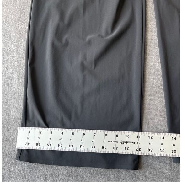 Athleta Cosmic‎ Wide Leg Pants Womens 8 Black Stretch Athletic Yoga Athleisure - Picture 8 of 13